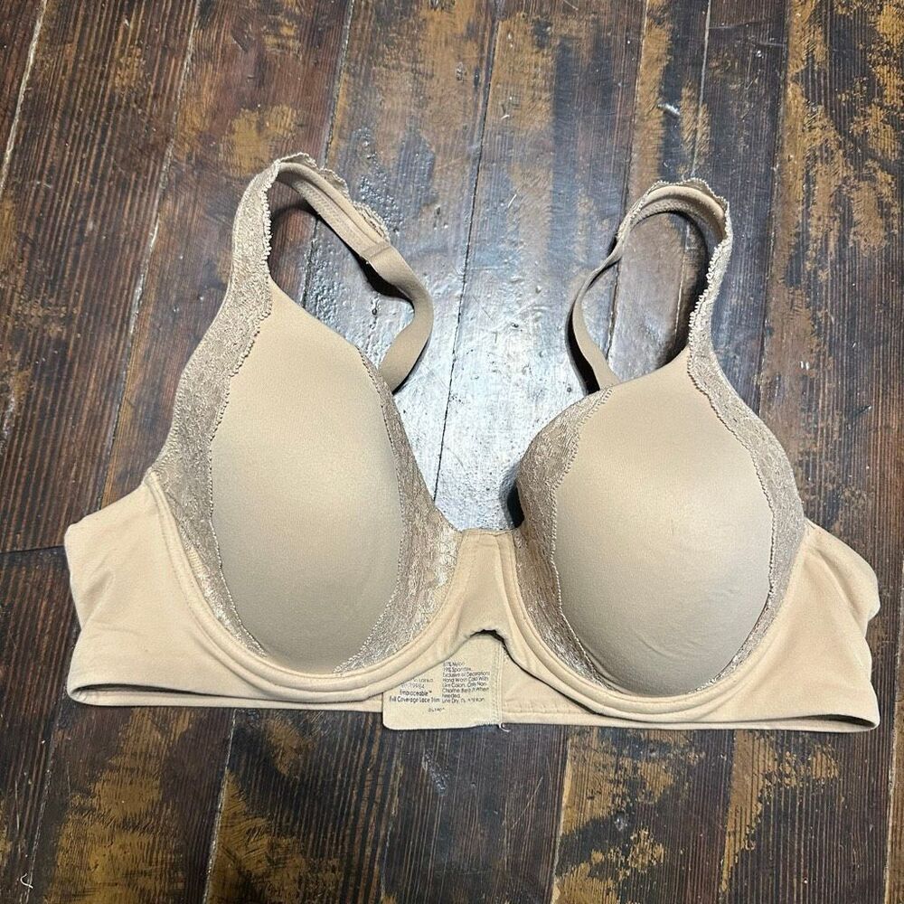 Soma lace trim nude Embraceable full coverage 40B bra
